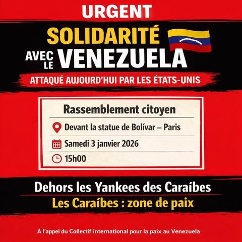 solidarité avec le Venezuela