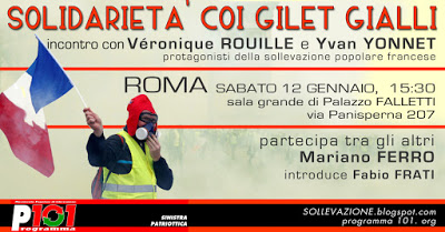 Gilet Gialli Roma grande