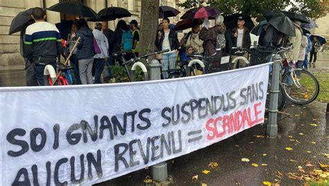 Soignants suspendus