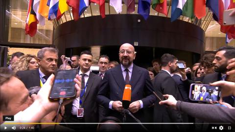Charles Michel le 15 décembre